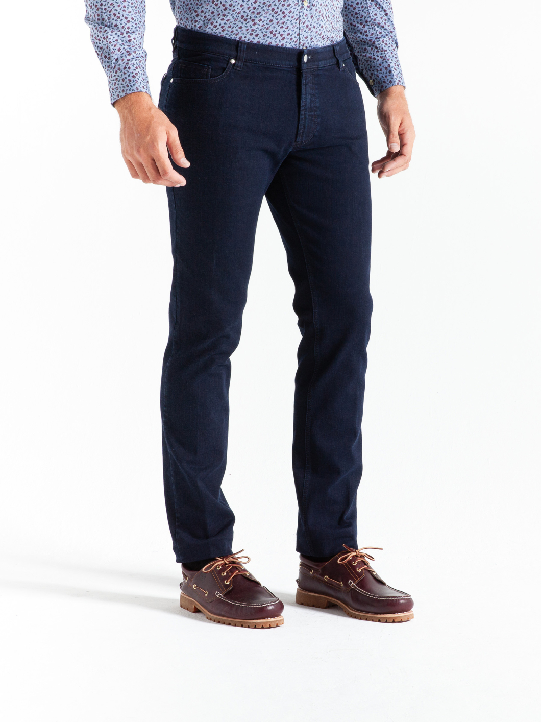Jean brut extensible marine homme grande taille | Capel