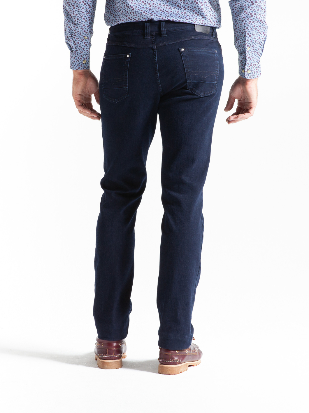 Jean brut extensible marine homme grande taille | Capel