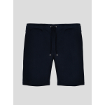 Short en molleton de coton marine homme grande taille | Capel