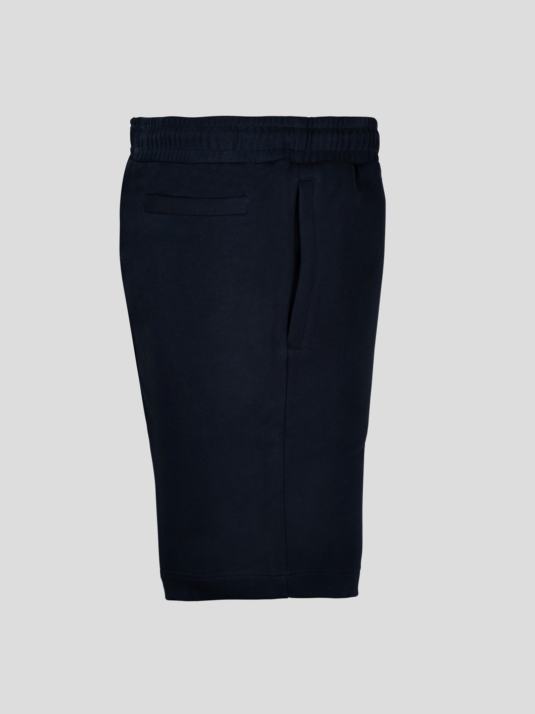 Short en molleton de coton marine homme grande taille | Capel