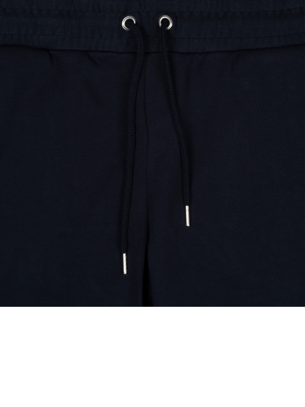 Short en molleton de coton marine homme grande taille | Capel