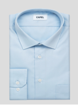 Chemise Max Ciel Avec Poche Capel Grande Taille  homme grande taille - Capelstore