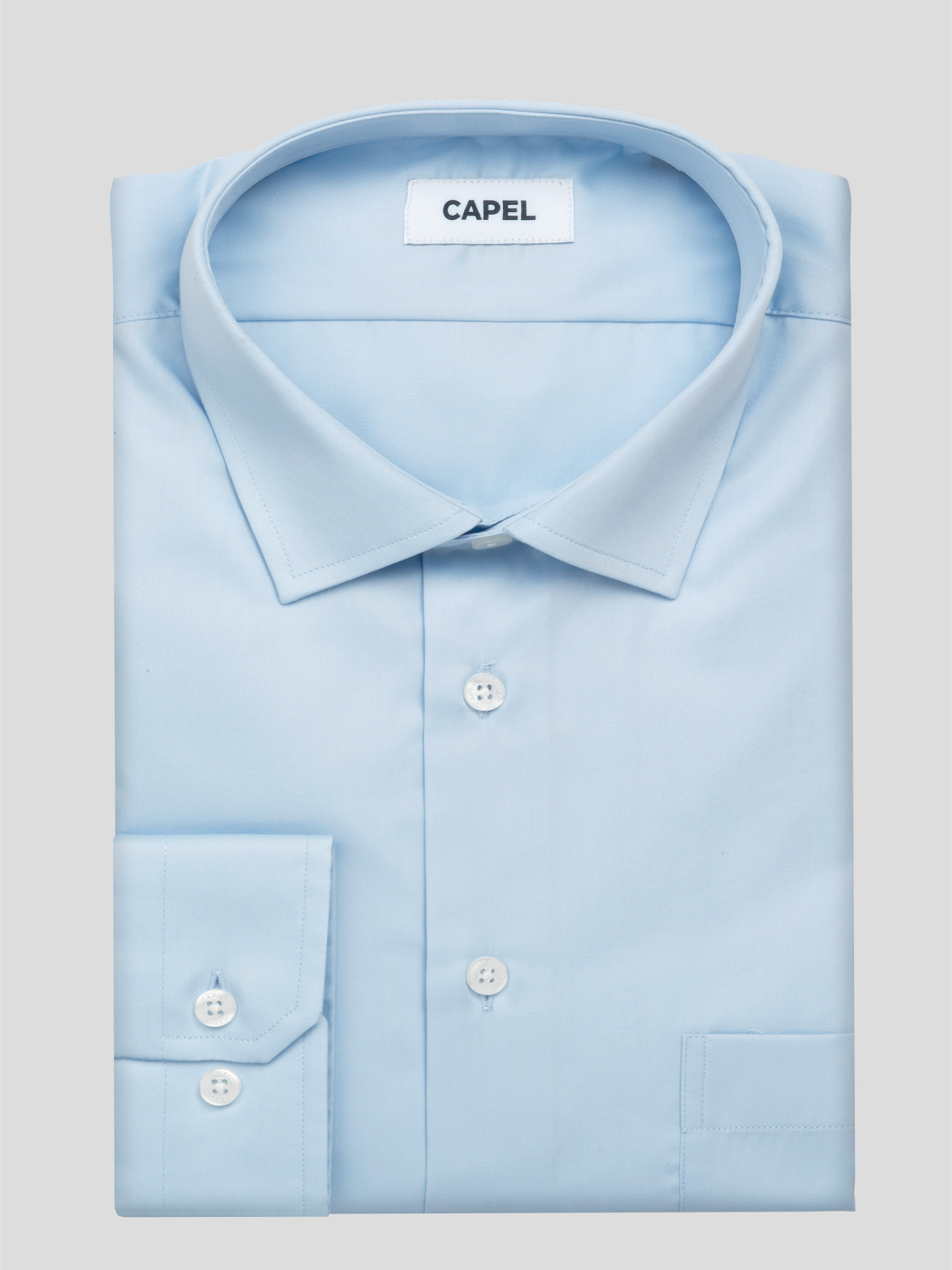 Chemise Max Ciel Avec Poche Capel Grande Taille  homme grande taille - Capelstore