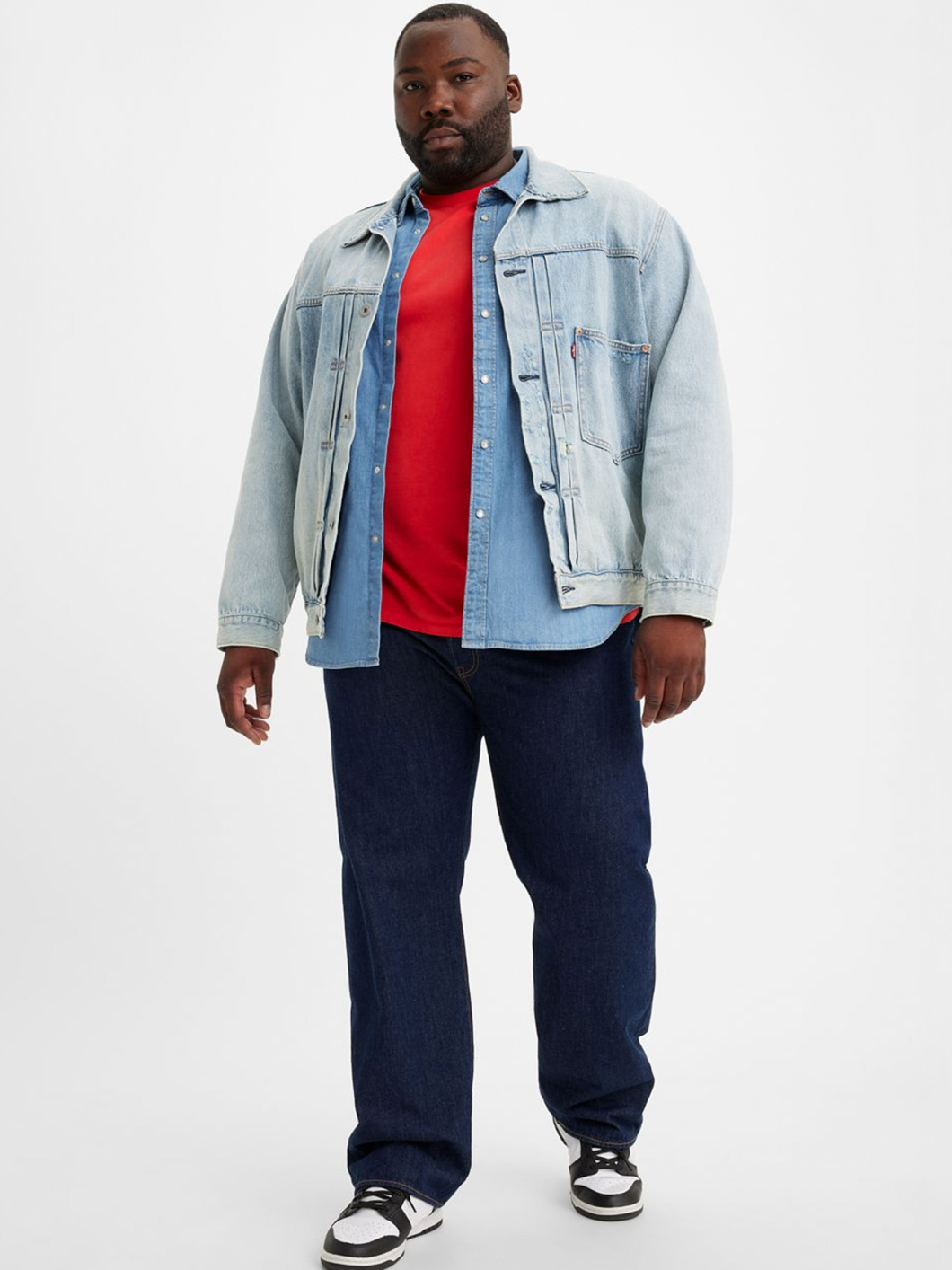 Jean 501 Levi's One Wash Grande Taille  homme grande taille - Capelstore