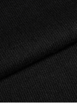 Cardigan Noir Torsades Zippe Capel Grande Taille  homme grande taille - Capelstore