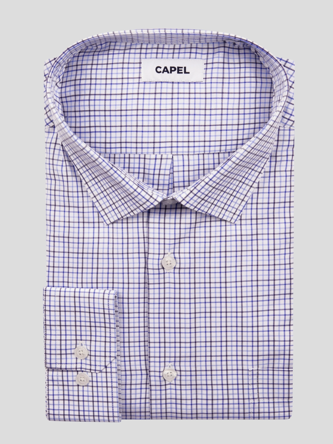 Chemise Carreaux Max P Capel Grande Taille  homme grande taille - Capelstore