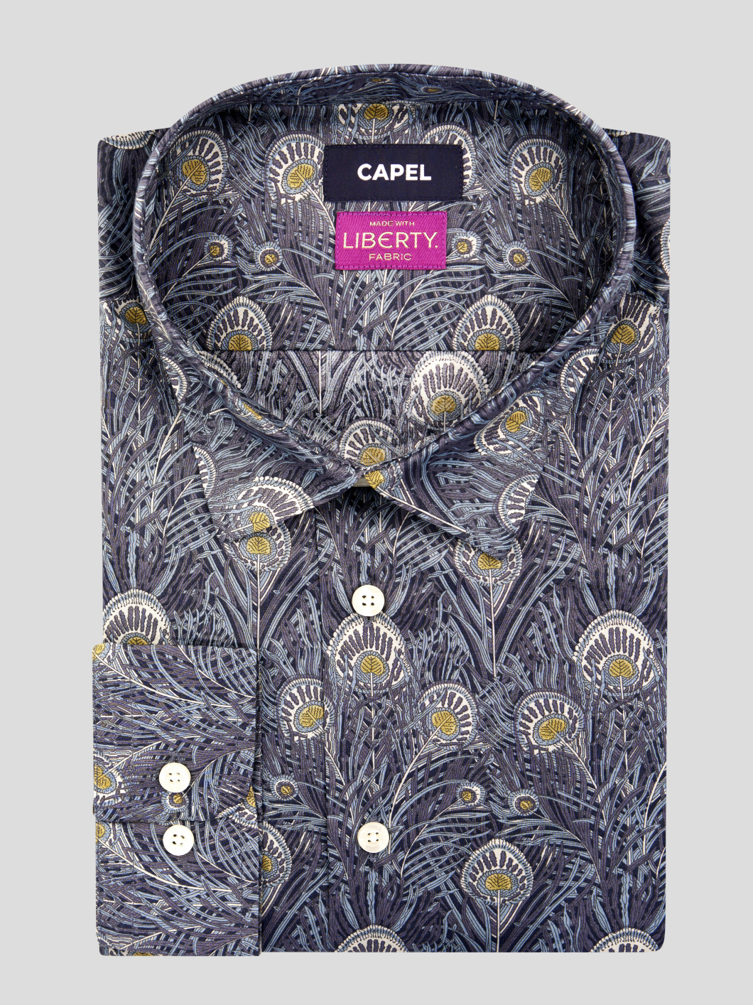 Chemise Gianni Tissu Liberty Capel Grande Taille  homme grande taille - Capelstore