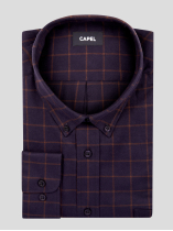 Chemise Ralph/leo Marine A Carreaux Capel Grande Taille  homme grande taille - Capelstore