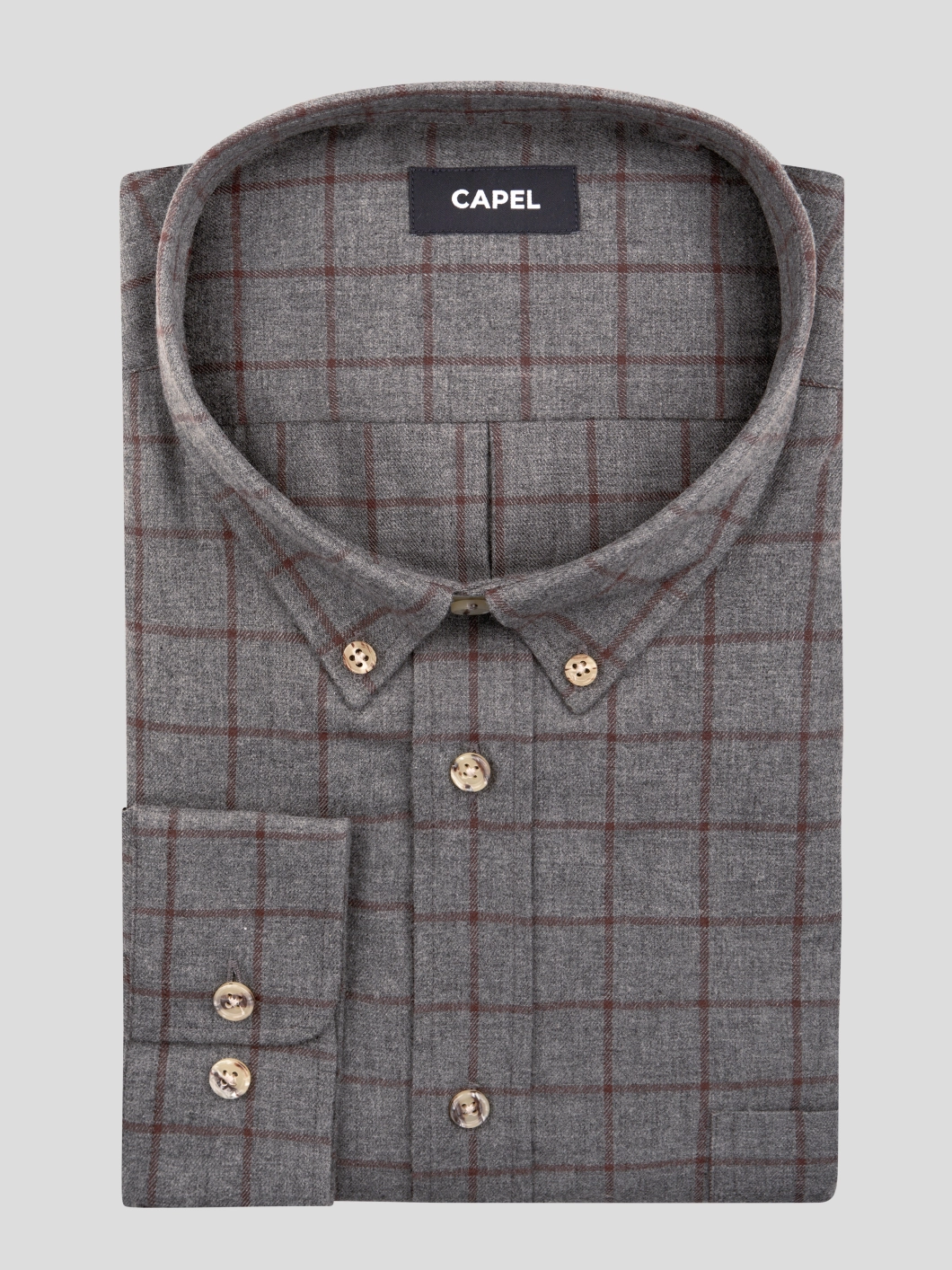 Chemise Ralph/leo Carreaux Capel Grande Taille  homme grande taille - Capelstore