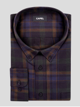 Chemise Ralph A Gros Carreaux Capel Grande Taille  homme grande taille - Capelstore