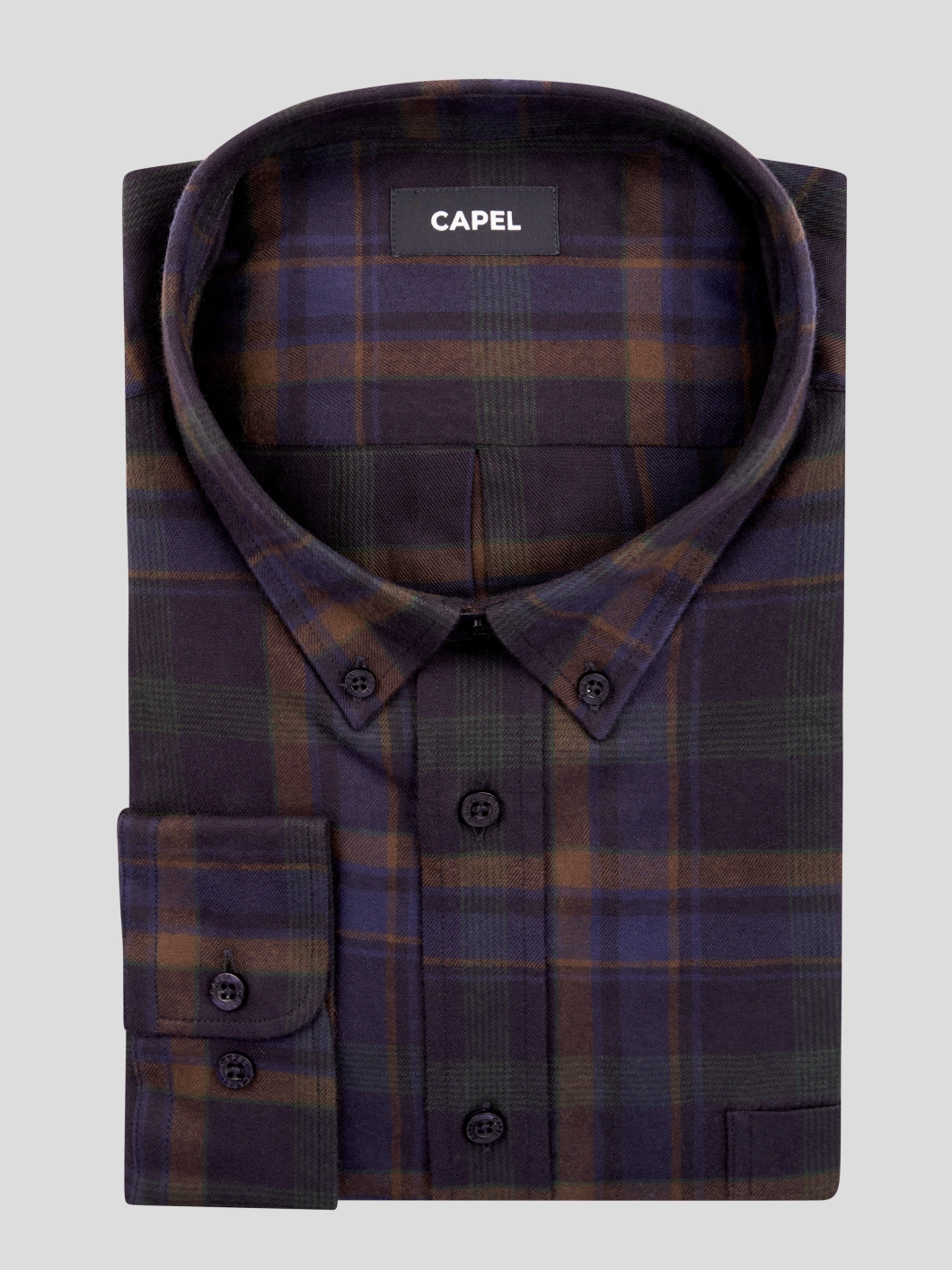 Chemise Ralph A Gros Carreaux Capel Grande Taille  homme grande taille - Capelstore