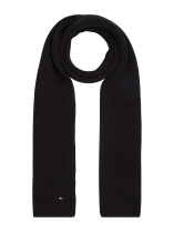Echarpe Noire Tommy Hilfiger  homme grande taille - Capelstore