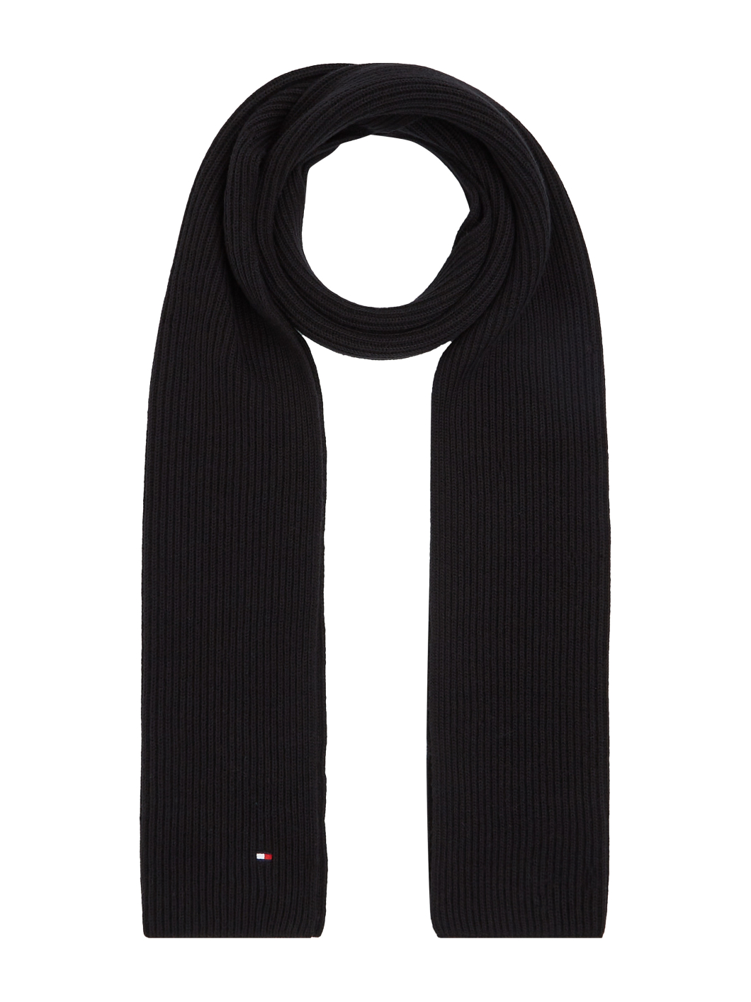 Echarpe Noire Tommy Hilfiger  homme grande taille - Capelstore