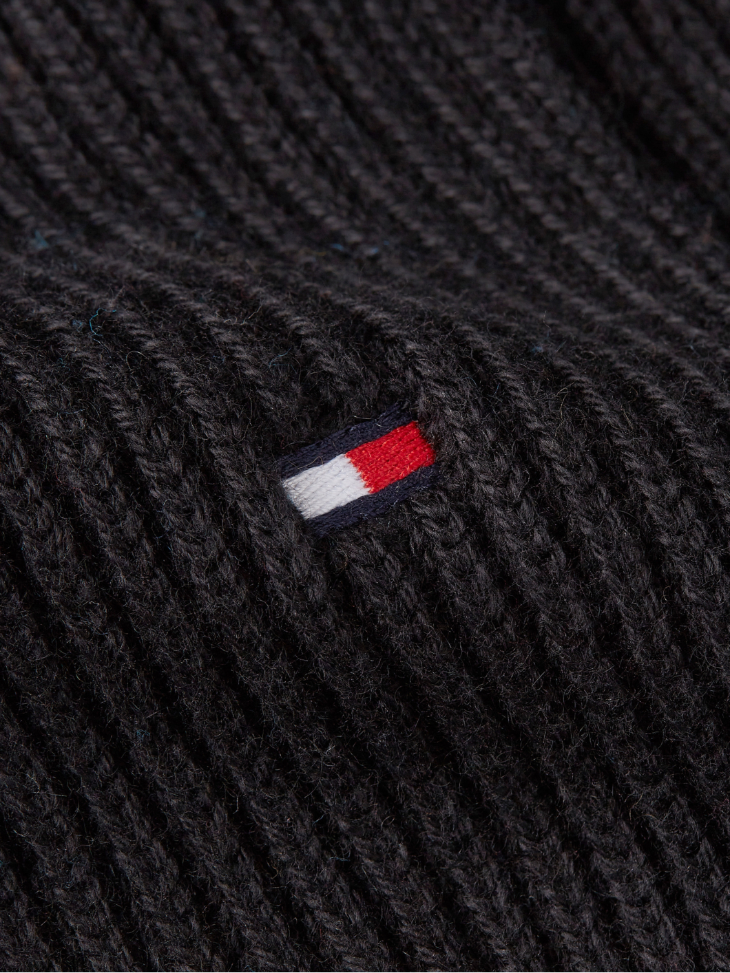 Echarpe Noire Tommy Hilfiger  homme grande taille - Capelstore