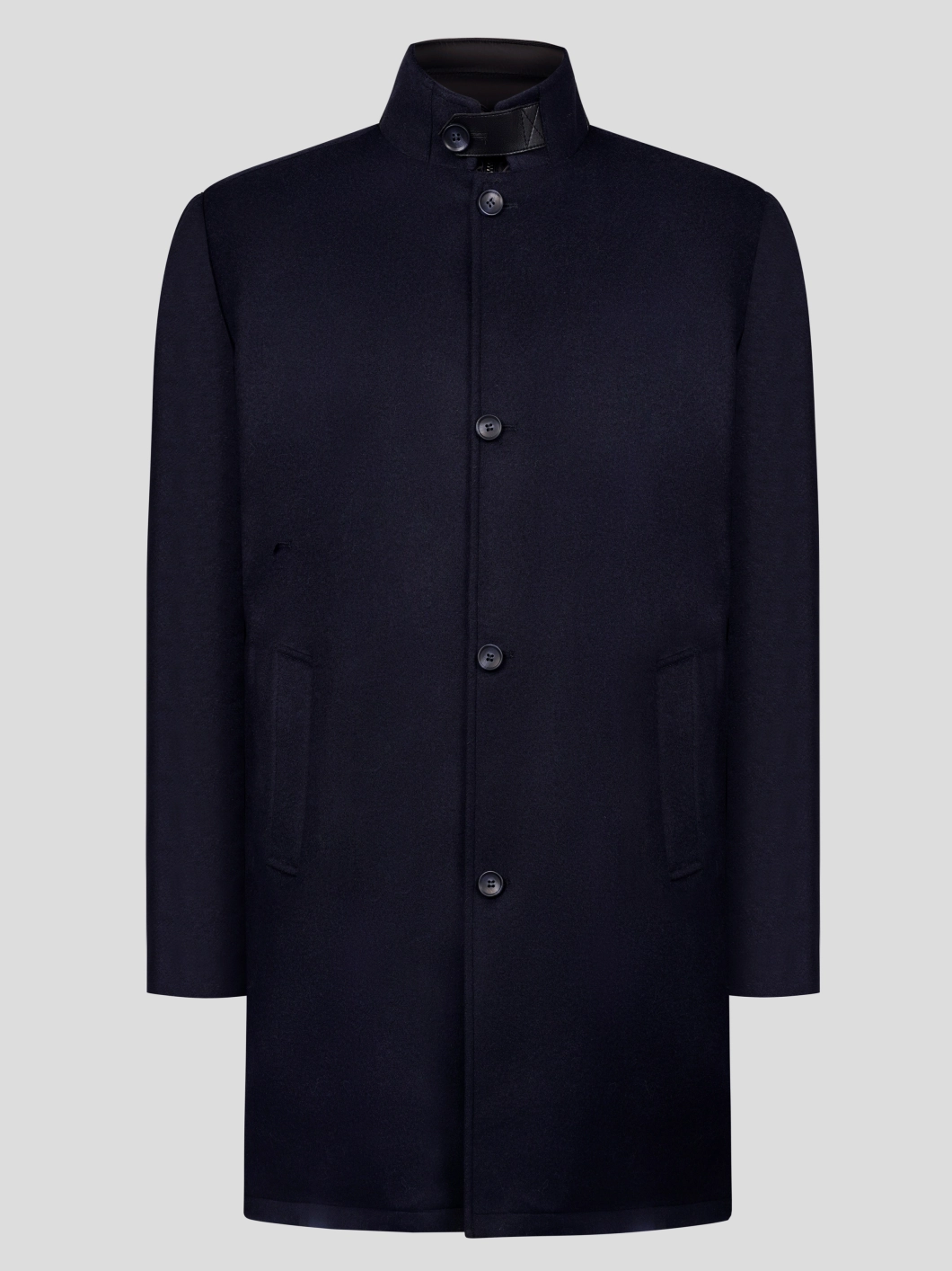 Manteau Marine Avec Parmenture Capel Grande Taille  homme grande taille - Capelstore