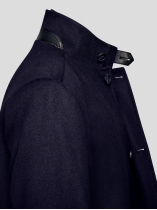 Manteau Marine Avec Parmenture Capel Grande Taille  homme grande taille - Capelstore