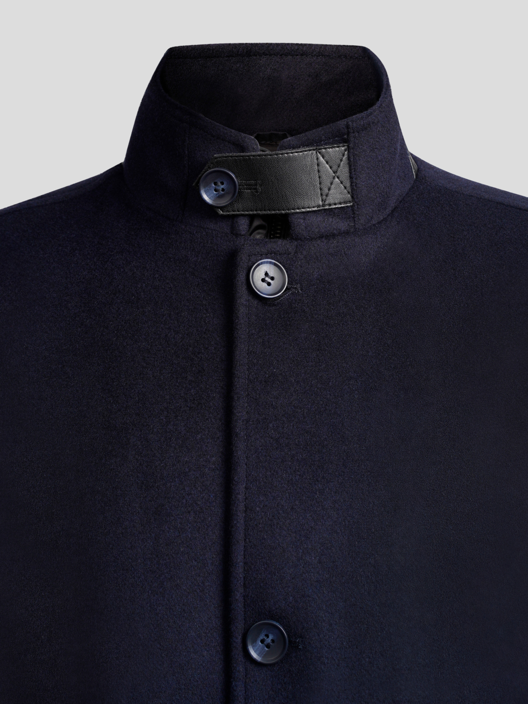 Manteau Marine Avec Parmenture Capel Grande Taille  homme grande taille - Capelstore