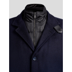 Manteau Marine Avec Parmenture Capel Grande Taille  homme grande taille - Capelstore