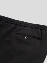 Pantalon Gary Noir Avec Cordon Capel Grande Taille  homme grande taille - Capelstore