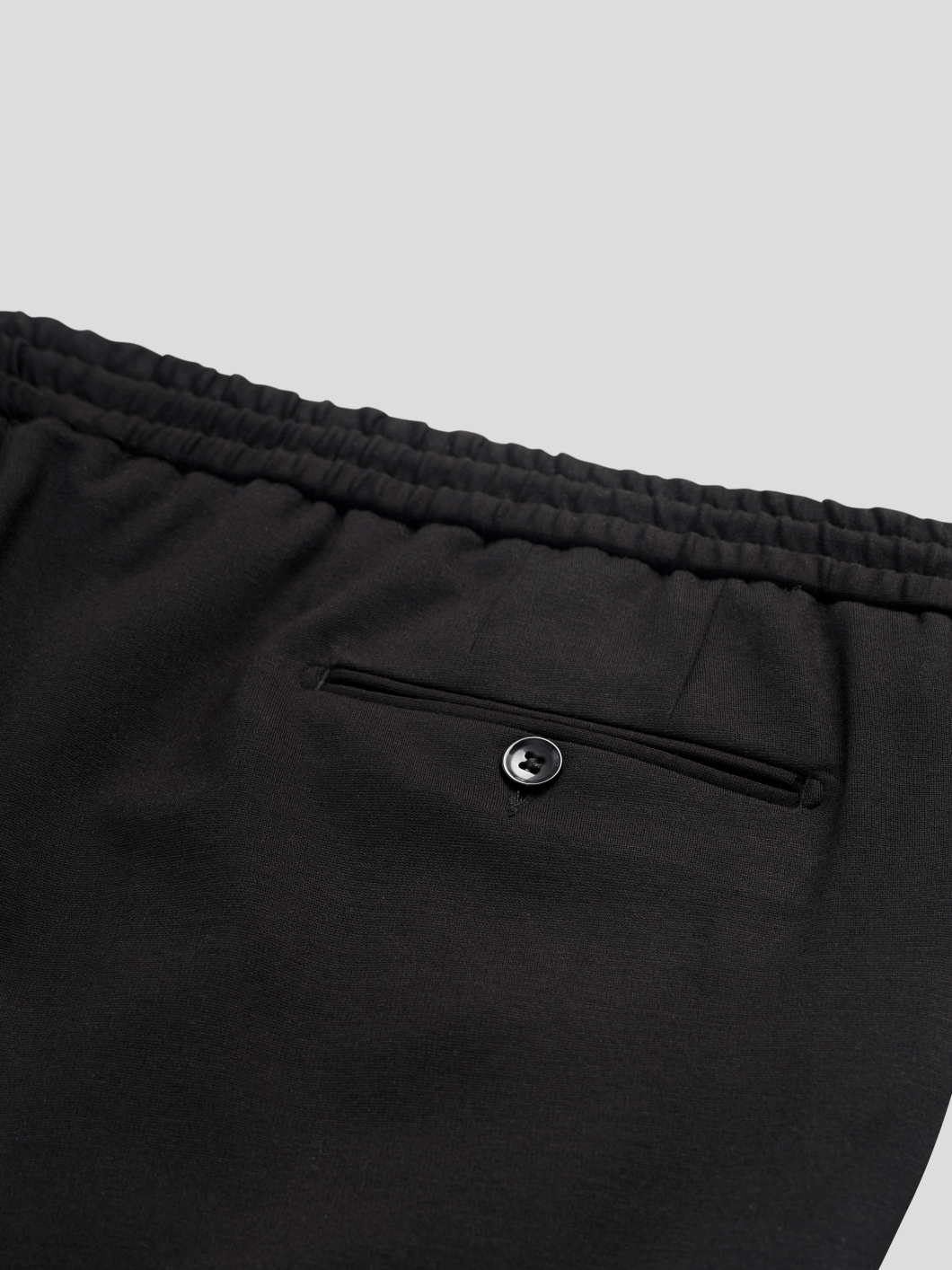 Pantalon Gary Noir Avec Cordon Capel Grande Taille  homme grande taille - Capelstore