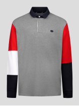 Maillot Ml Manches Tricolores Eden Park Grande Taille  homme grande taille - Capelstore