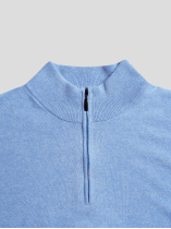 Pull Orso Bleu Ciel Cachemire Capel Grande Taille  homme grande taille - Capelstore
