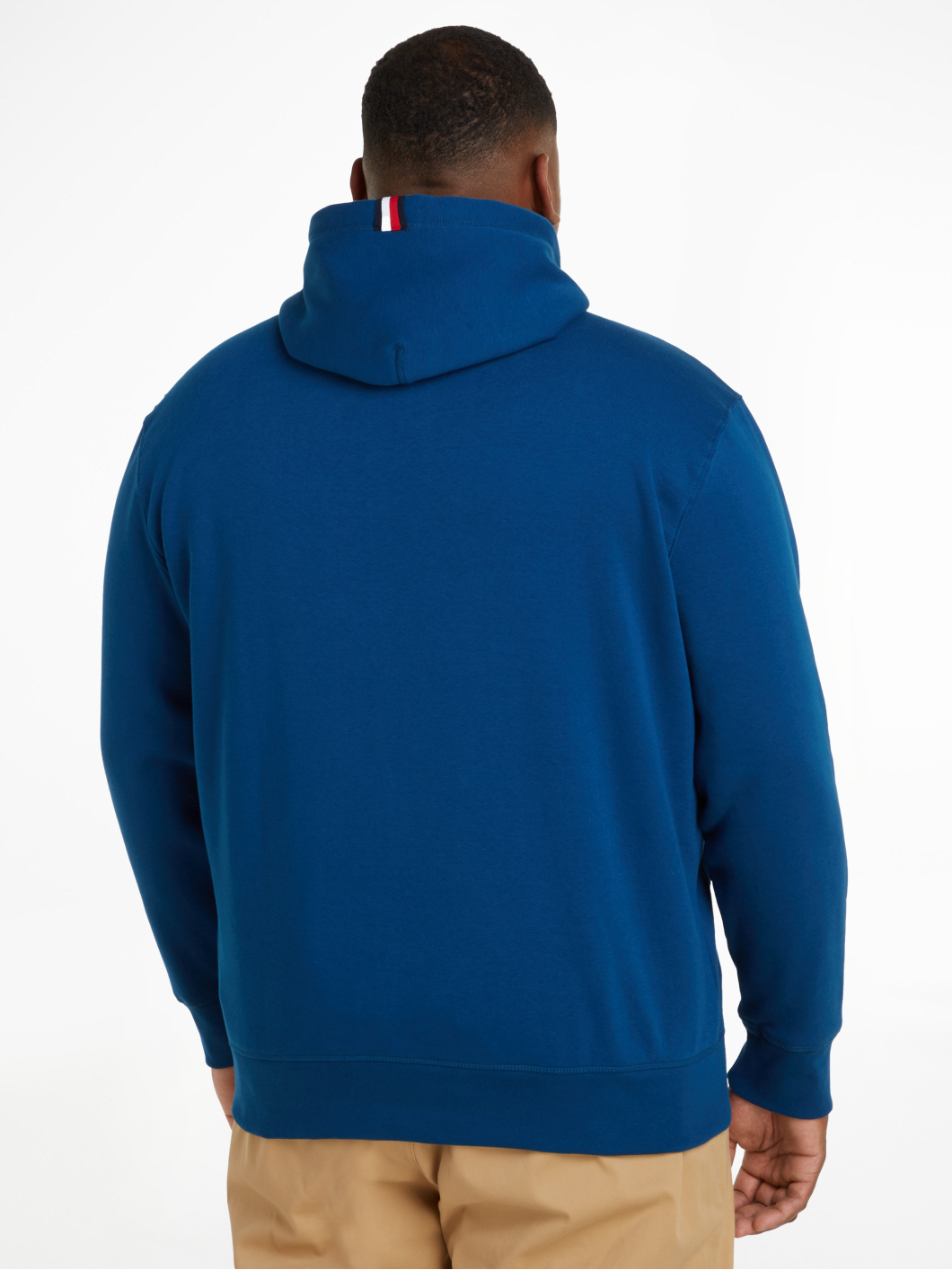 Sweat Capuche Bleu Tommy Hilfiger Grande Taille  homme grande taille - Capelstore