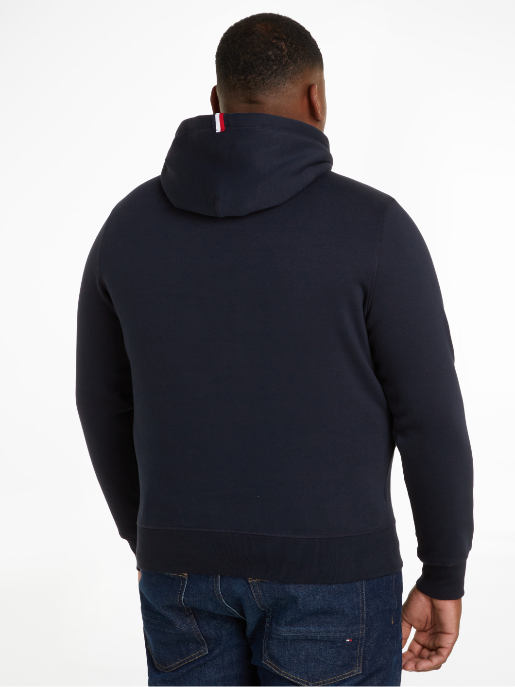 Sweat Capuche Marine Tommy Hilfiger Grande Taille  homme grande taille - Capelstore
