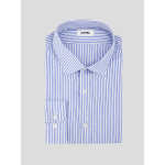 Chemise Rayée Max Double Retors pour Homme Grand Bleue et Blanche