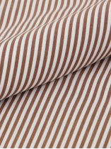 Chemise Rayée Ralph Grande Taille Marron et Blanche