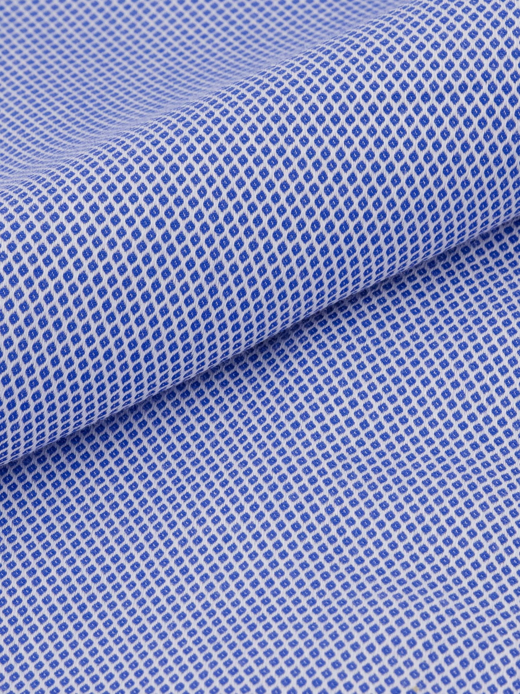 Chemise Dobby Romain Grande Taille Bleue