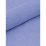 Chemise Dobby Romain Grande Taille Bleue