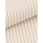 Chemise Rayée Ralph Grande Taille Beige et Blanche