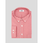 Chemise Rayée Ralph Grande Taille Rouge et Blanche
