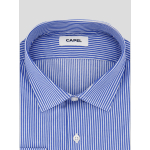 Chemise Rayée Max Grande Taille Bleue et Blanche