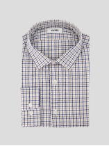 Chemise Rayée Max pour Homme Grand Marron, Marine et Blanche