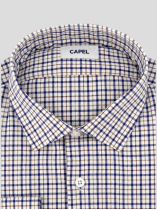Chemise Rayée Max pour Homme Grand Marron, Marine et Blanche