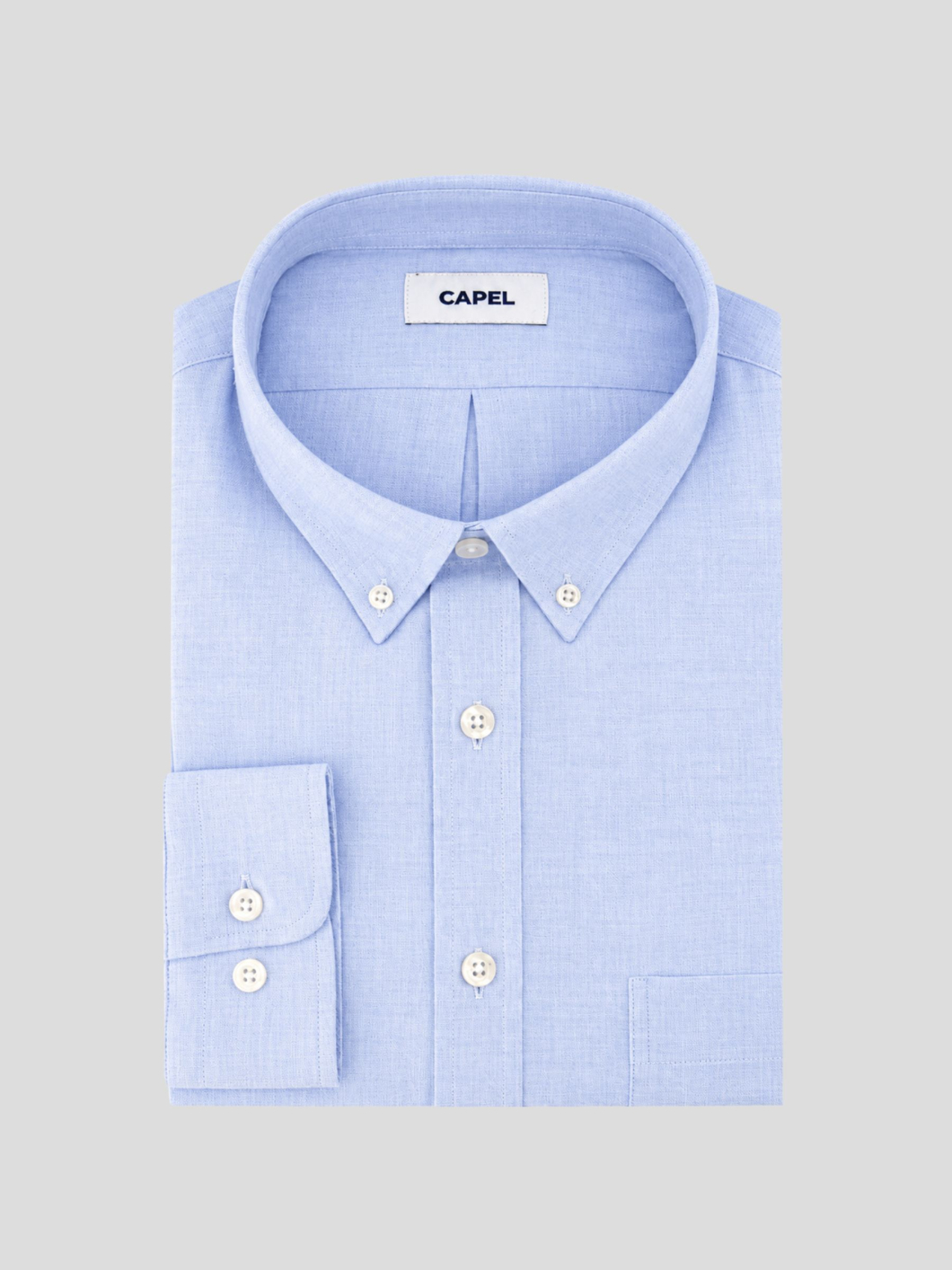 Chemise Flanelle Chevrons Ralph Grande Taille Ciel