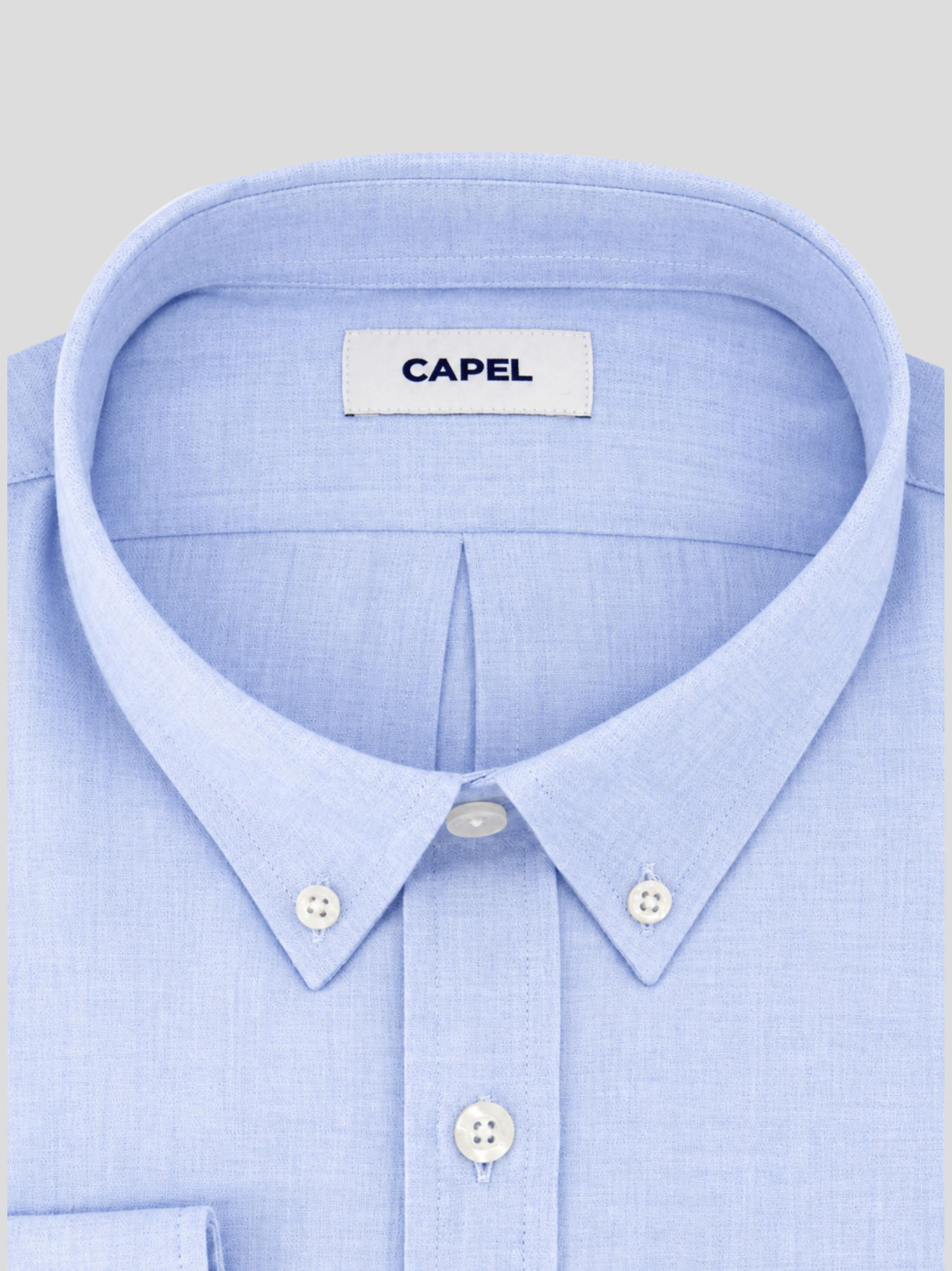 Chemise Flanelle Chevrons Ralph Grande Taille Ciel