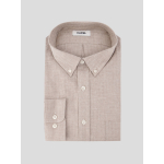 Chemise Flanelle Chevrons Ralph Grande Taille Beige