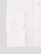 Chemise Double Retors Cannes Poignets Mousquetaire Grande Taille Blanche