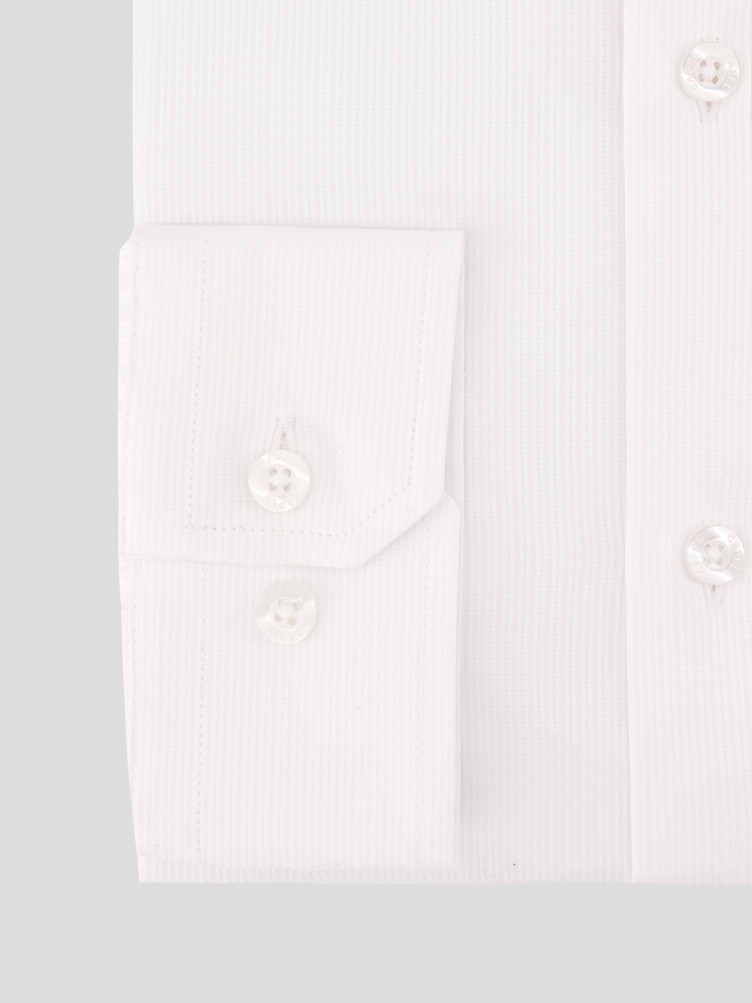 Chemise Double Retors Cannes Poignets Mousquetaire Grande Taille Blanche