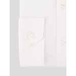 Chemise Double Retors Cannes Poignets Mousquetaire Grande Taille Blanche