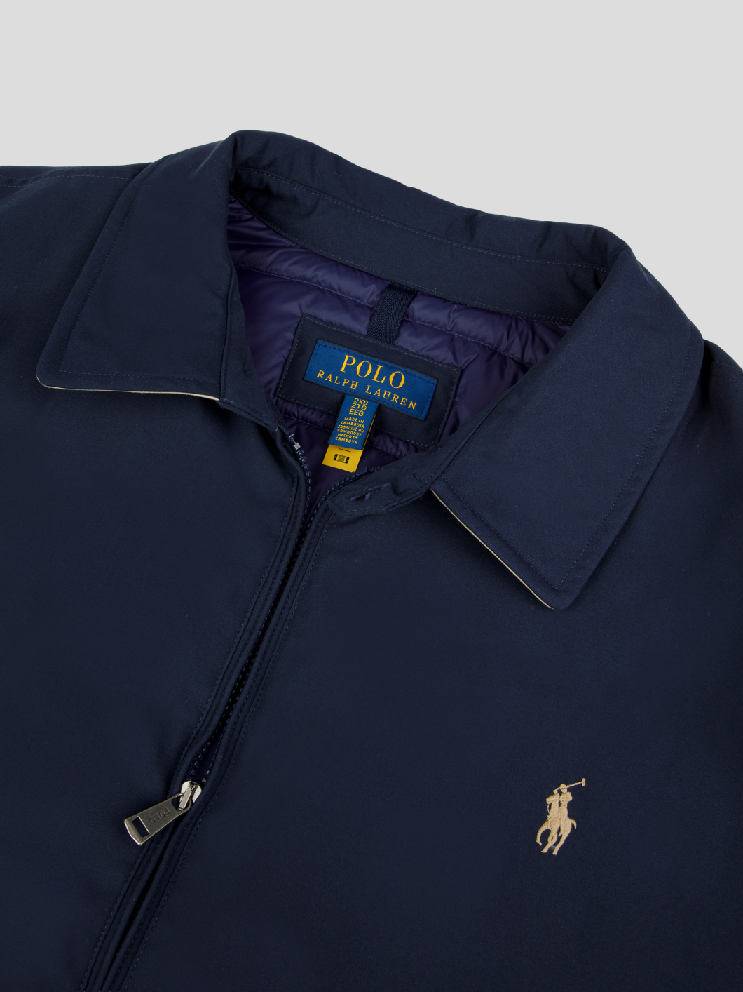 Blouson Coupe-Vent Grande Taille Marine