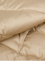 Doudoune Sans Manches Grande Taille Beige