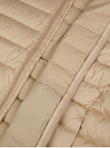 Doudoune Sans Manches Grande Taille Beige