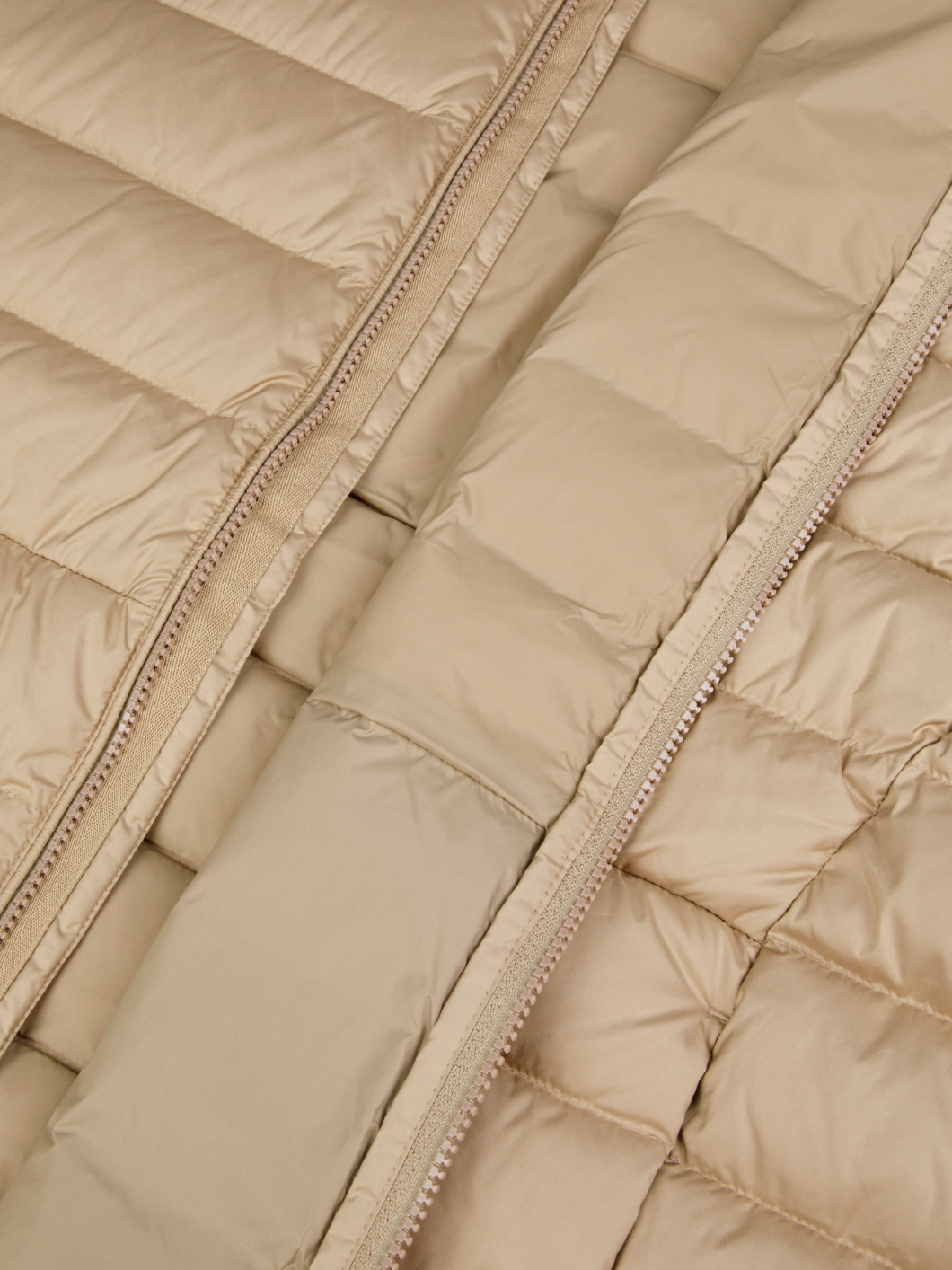 Doudoune Sans Manches Grande Taille Beige