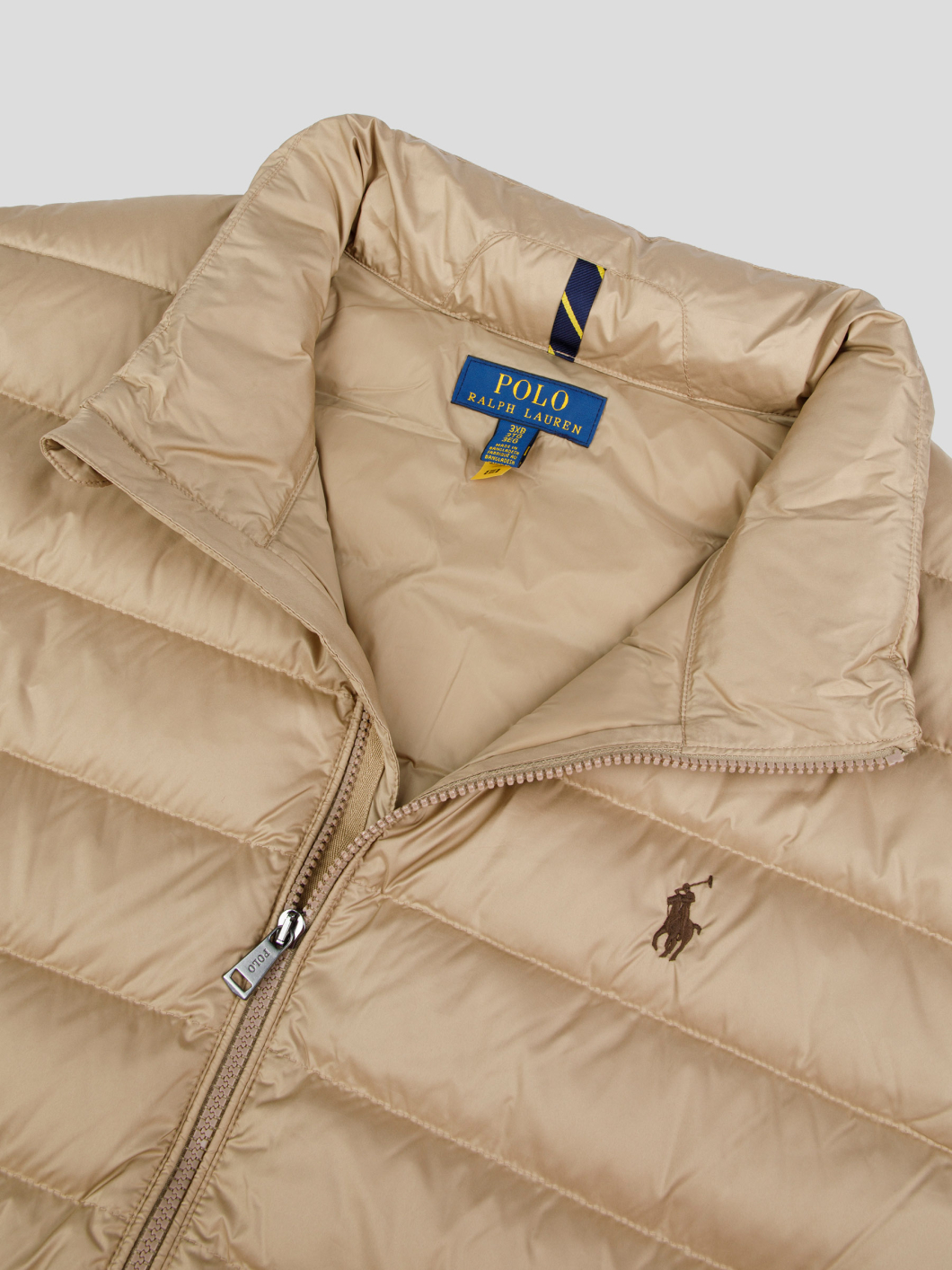 Doudoune Sans Manches Grande Taille Beige