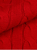 Pull Col Rond Grande Taille Rouge