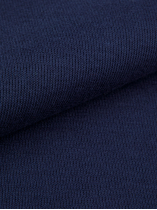Sweat Col Camionneur Zippé Grande Taille Marine